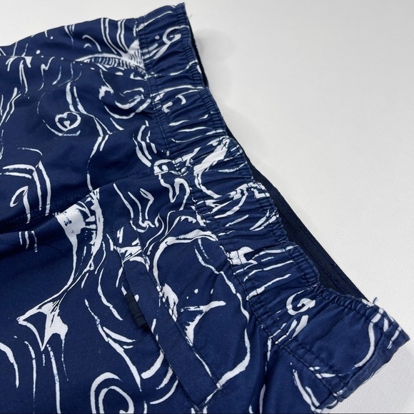 Nautica Shorts Swim Trunks Fishing Sailing Beach Ocean Pool Resort Vacation Navy - Picture 10 of 15